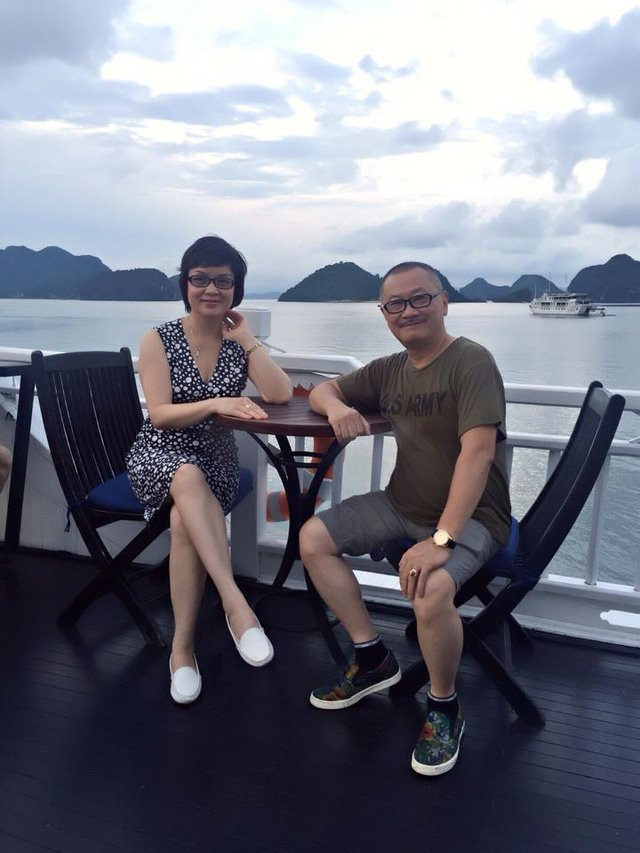 NSƯT TRần Đức và vợ. Ảnh: TL.