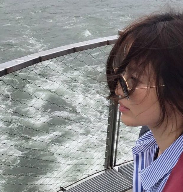 song hye kyo tro lai khoe ve dep tuoi tan, ngot ngao cua