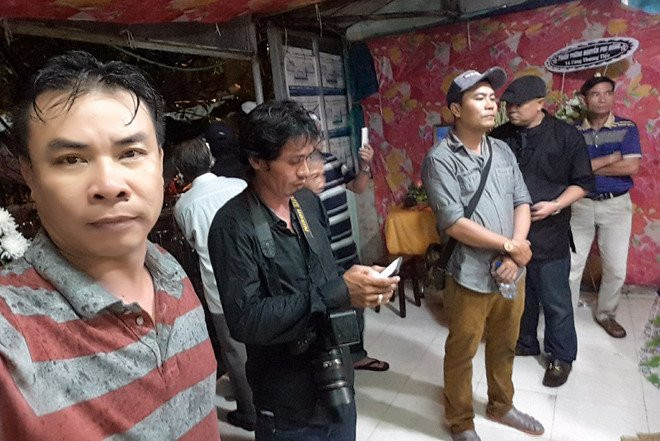 Phut cuoi tien biet dien vien Nguyen Hoang trong ngay mua bao hinh anh 4