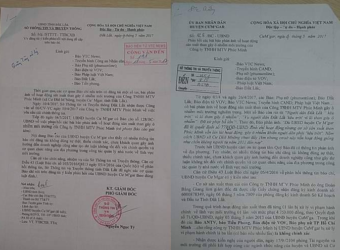 Hinh anh Vu lo than gay o nhiem o Dak Lak: Phan bac hanh dong khieu kien bao chi cua chu doanh nghiep