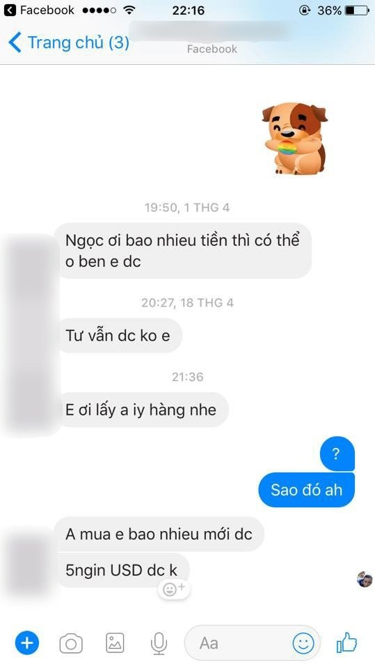 Diệp Bảo Ngọc đanh thép đáp trả khi bị gạ tình với giá 5 ngàn USD - Ảnh 2.