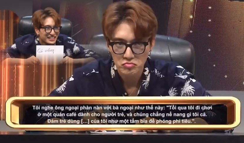 Hinh anh Cac cau tra loi cuc bua trong gameshow Huong Giang xuc pham NS Trung Dan