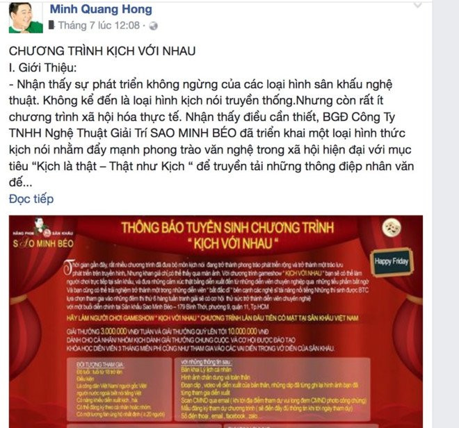 Bat chap du luan, Minh Beo dang dan tuyen thi sinh thi game show hinh anh 1