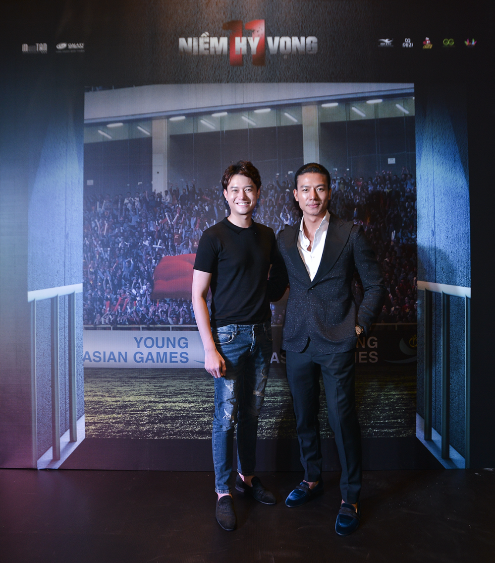 Dien vien Hieu Nguyen va Anh Dung tai buoi ra mat phim 11 Niem Hy Vong 4