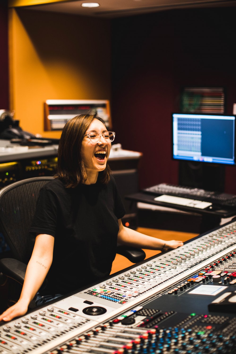 Stello Album - After a good drum take! 8