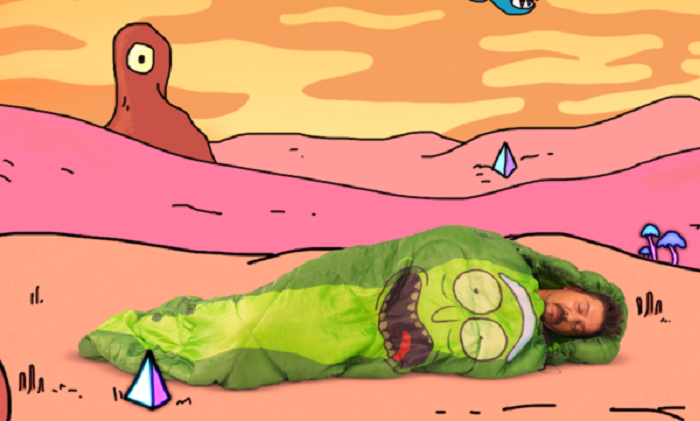 Pickle Rick Sleeping Bag 33