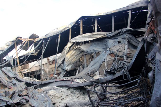 170 canh sat dap lua cong ty bao bi rong hang nghin m2 o Sai Gon hinh anh 1