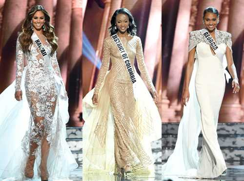 Top 3 người đẹp của Hoa hậu Mỹ 2016.