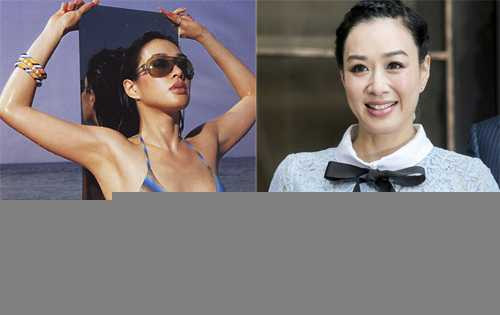 Chung Lệ Đề năm nay 46 tuổi. Biểu tượng gợi cảm Hong Kong mới đây đính hôn với Trương Luân Thạc - nam diễn viên kém cô 12 tuổi.