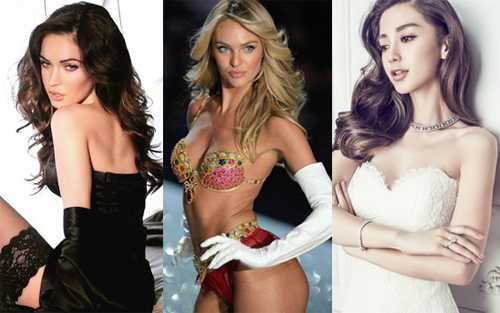 Từ trái sang: Megan Fox, Candice Swanepoel và Angelababy.