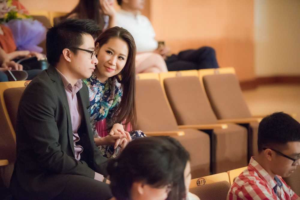 Vo chong Duong Thuy Linh