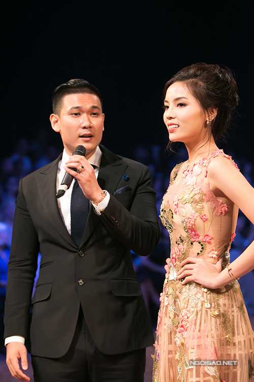Bạn trai Kỳ Duyên từng xuất hiện bên cạnh cô trong show thời trang của nhà thiết kế Hoàng Hải hồi tháng 5.