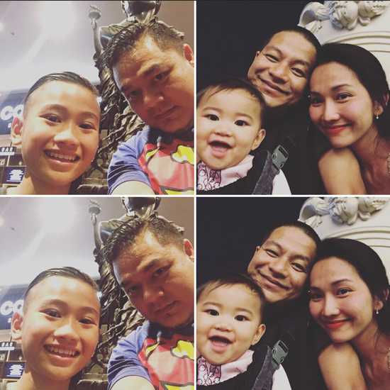 Không chỉ vợ chồng Kim Hiền mà hai nhóc tỳ Sonic, Yvona đều thích thú với chuyến đi này. 