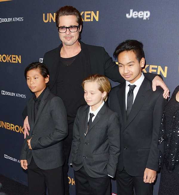 Brad Pitt bi cam gap con, cau xin Angelina co hoi thu hai hinh anh 1