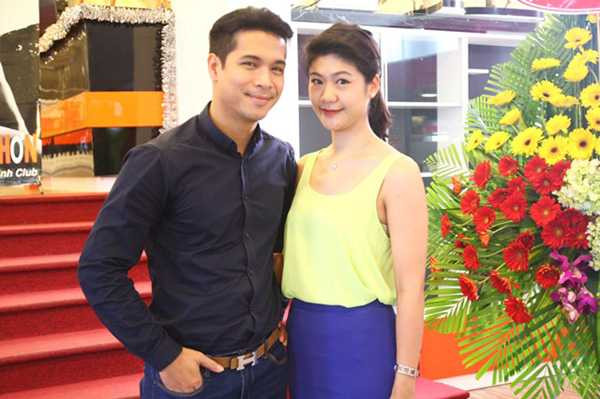 Trương Thế Vinh và bạn gái lúc còn mặn nồng.