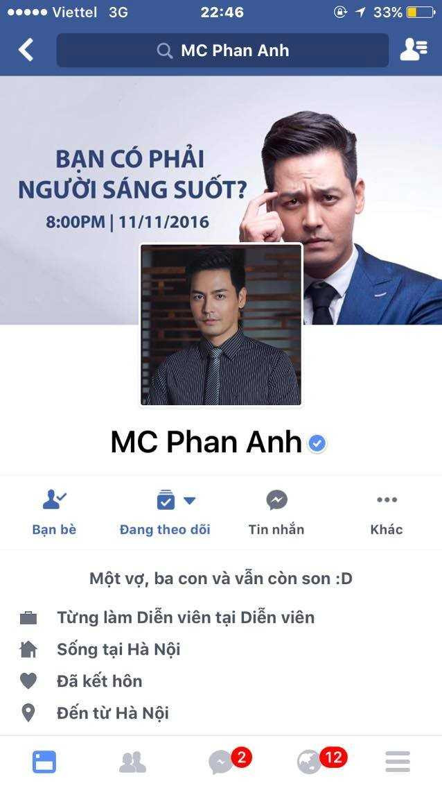 Bi tan cong, MC Phan Anh tam thoi khoa facebook hinh anh 2