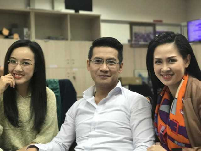 BTV Thuý Hằng, Hoài Anh và Tuấn Dương.