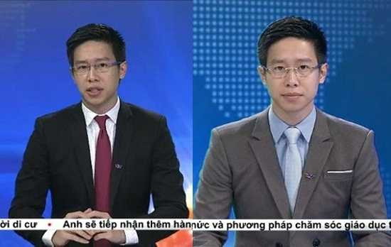 BTV Anh Tuấn em út của dàn BTV dẫn bản tin Thời sự 19h.