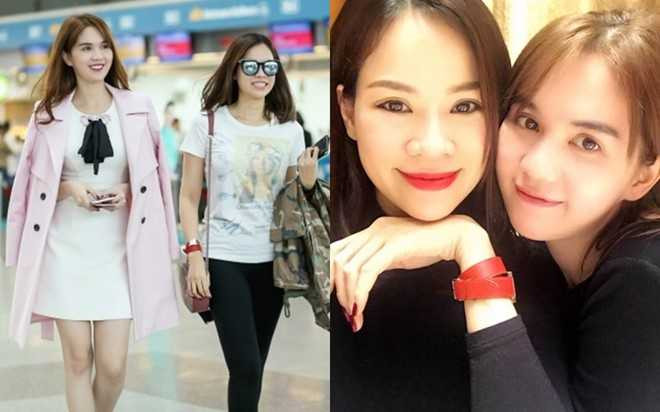 Ty phu Hoang Kieu tang hoa hong, don Ngoc Trinh o san bay hinh anh 3