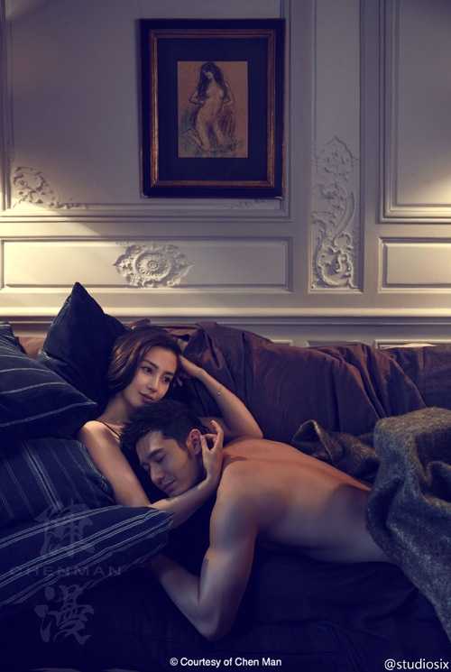 Angelababy, Huỳnh Hiểu Minh bán nude trong ảnh cưới