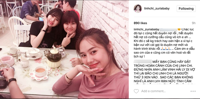 Linh Chi dap tra khi bi chi trich la nguoi thu 3 hinh anh 1