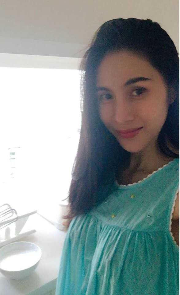 Thuy Tien mac do rong, nghi van mang bau lan hai hinh anh 2