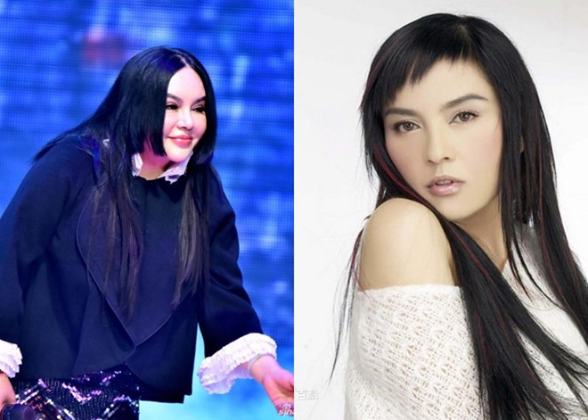 Sao nu Trung Quoc an dat vi mat sung phu, bien dang sau tham my hinh anh 2