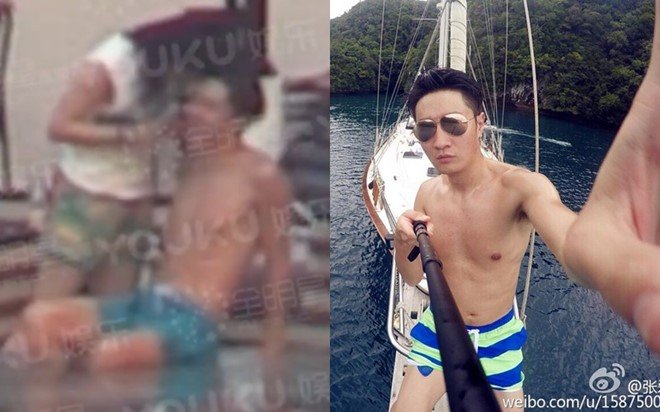 Anh hau Trung Quoc lo clip ngoai tinh voi trai tre o be boi khach san hinh anh 2