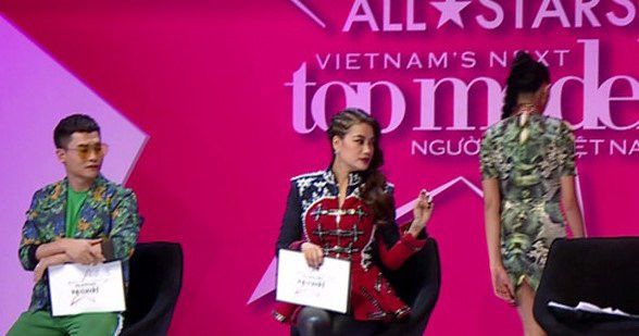Hoang Yen giai thich viec thi sinh Next Top hat nuoc vao mat nhau hinh anh 2