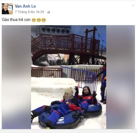 sau on ao chia tay ha ho, dai gia kim cuong di du lich cung gia dinh hinh anh 2