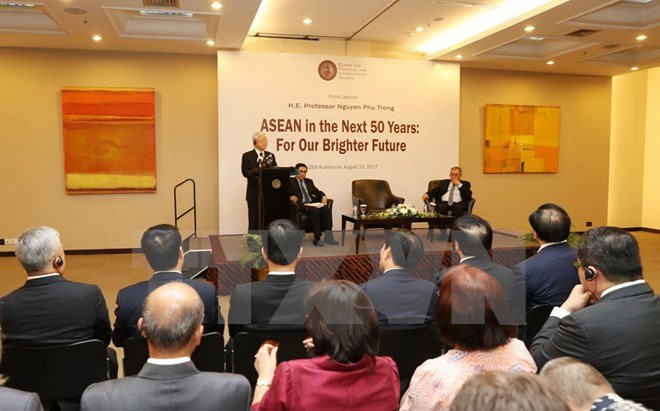 Toan van bai noi chuyen cua Tong Bi thu Nguyen Phu Trong tai CSIS hinh anh 1