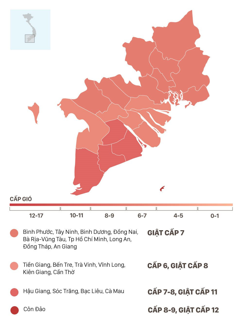 Du bao cap gio va luong mua tu chieu 25/12 o khu vuc Nam Bo hinh anh 1