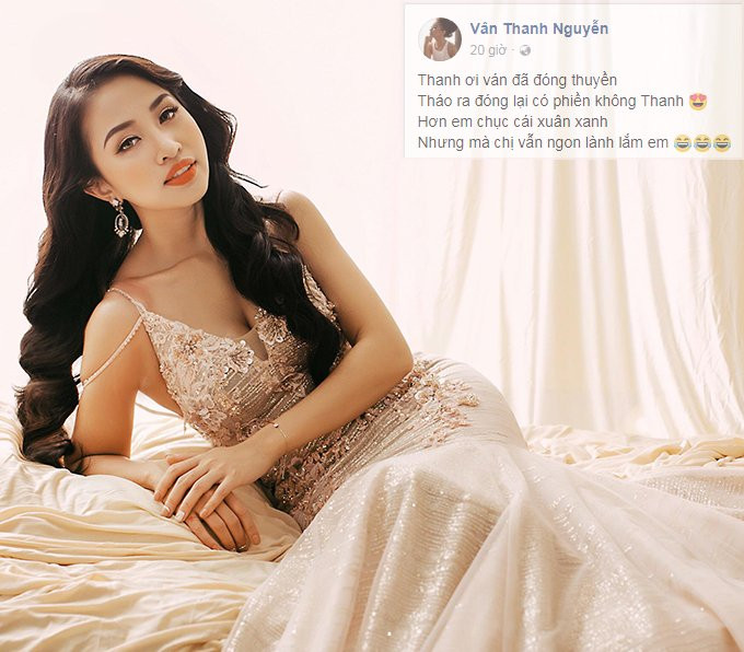 Thanh Vân Hugo nối gót nhiều chân dài showbiz Việt thả thính cầu thủ U23 Việt Nam. Ảnh: FB.