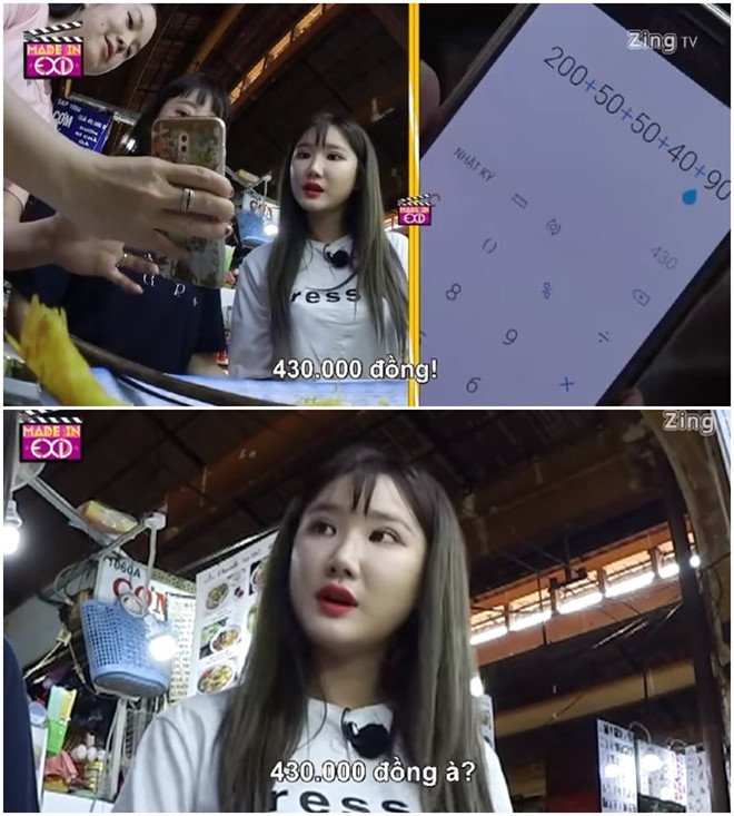 Fan buc xuc vi EXID bi 'chem' 430.000 dong khi an vat o cho Ben Thanh hinh anh 1