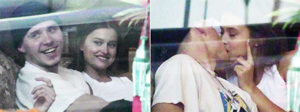 Brooklyn gây xôn xao khi hôn Lexi Wood trong khi