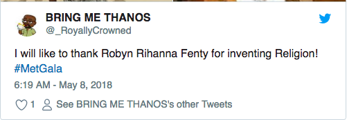 Met Gala 2018: Làm host thì phải mặc như Giáo hoàng, Rihanna đang khiến dân tình phục sát đất - Ảnh 7.