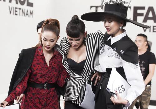 Vo Hoang Yen bi dau lung du doi, phai ngung quay The Face luc 3h sang hinh anh 1