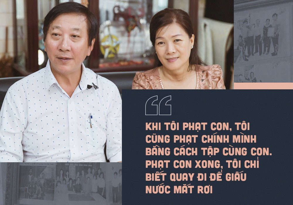 Cha me Quoc Co - Quoc Nghiep: 'Hai con so, ghet toi vi ep tap tu be' hinh anh 2