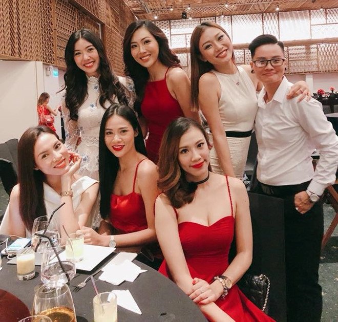 Thuy Van dung mat Lan Khue va ban trai cu o tiec cuoi hinh anh 2