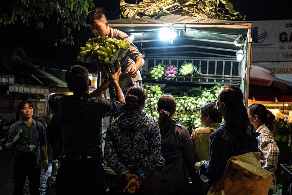 Ngap tran sac sen tai cho hoa Quang Ba hinh anh 5