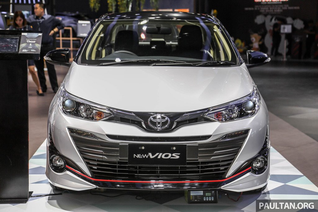 Toyota trung bay ban Vios 2018 hieu suat cao tai Indonesia hinh anh 2