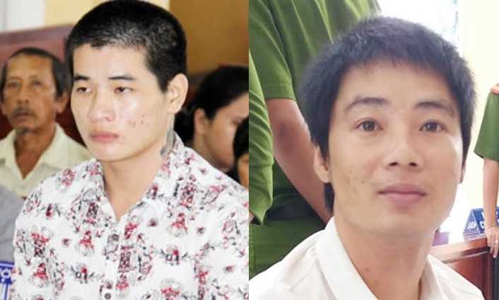 Hai bị cáo tại phiên tòa