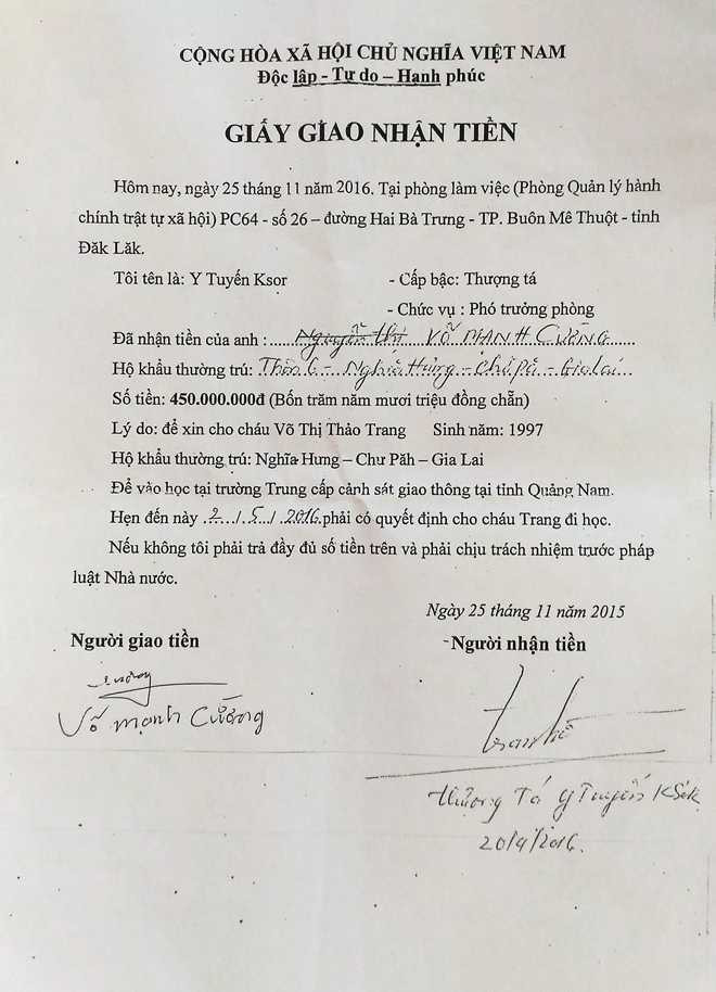 Thượng tá công an nhận tiền tỉ để “chạy trường” cảnh sát - ảnh 1