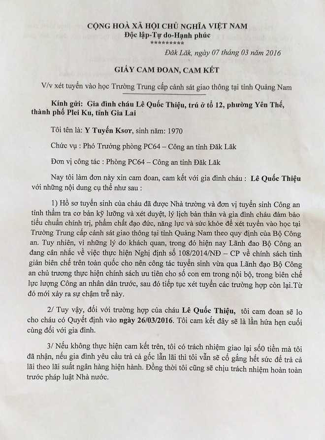 Thượng tá công an nhận tiền tỉ để “chạy trường” cảnh sát - ảnh 2