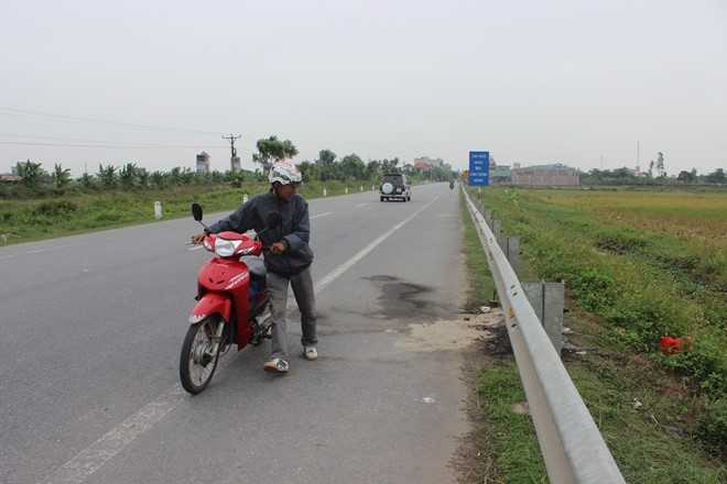 Vu nan nhan di SH tu vong o quoc lo co dau vet kho ly giai hinh anh 1