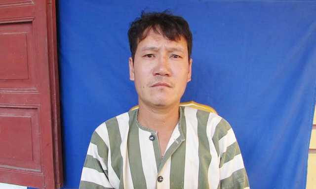 Đối tượng Quảng tại cơ quan điều tra