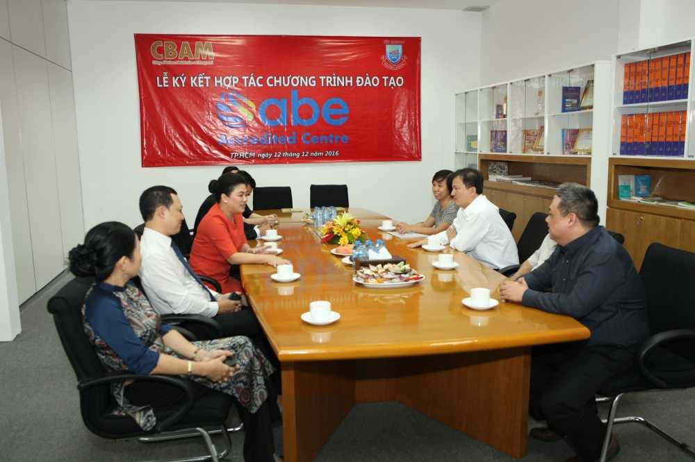 1.CBAM va WESGO trao doi ve chuong trinh hop tac dao tao ABE