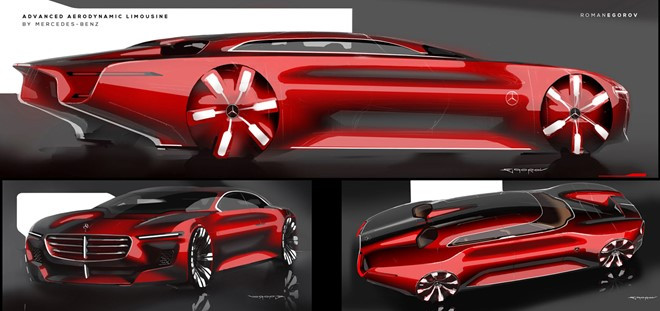 Y tuong sieu limousine dam chat xe dua cua Mercedes hinh anh 6