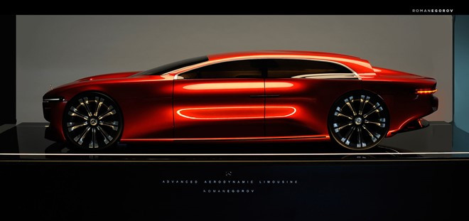 Y tuong sieu limousine dam chat xe dua cua Mercedes hinh anh 3