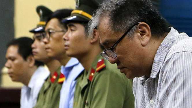 Bị cáo Phạm Công Danh tại phiên tòa ngày 9-9-2016 - Ảnh: Ngọc Dương